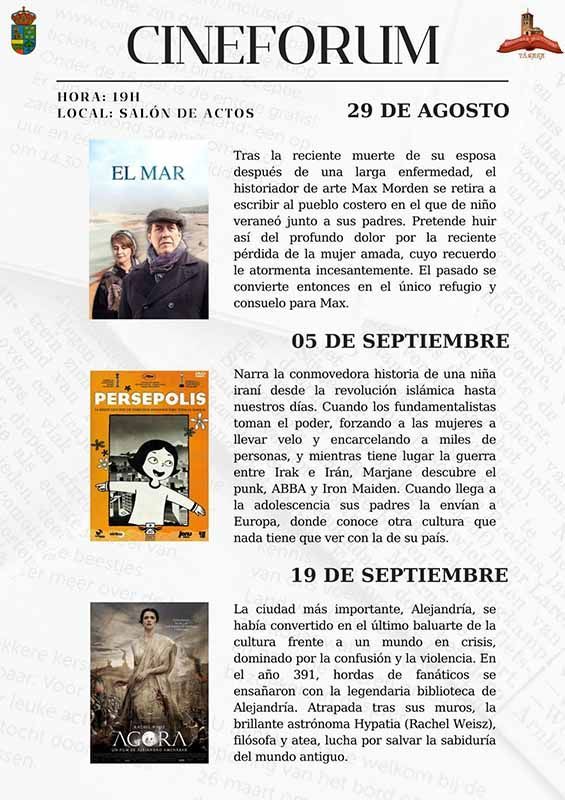 Cinefórum en Tábara: Un viaje cinematográfico a través de la cultura 1