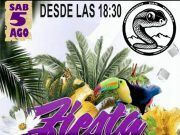 Fiesta Ibicenca en el Chiringuito la Culebra en las Piscinas de Tábara
