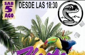 Fiesta Ibicenca en el Chiringuito la Culebra en las Piscinas de Tábara