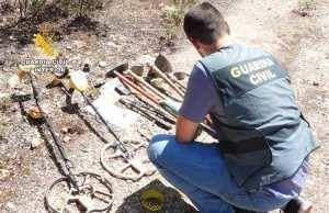 La Guardia Civil investiga a tres personas como supuestos autores de un delito contra el Patrimonio Histórico