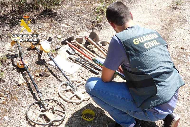 La Guardia Civil investiga a tres personas como supuestos autores de un delito contra el Patrimonio Histórico 1