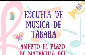 El Ayuntamiento de Tábara abre el plazo de inscripción para la Escuela de Música 2023/2024