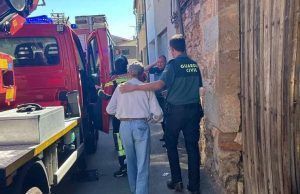 La Guardia Civil interviene en el incendio de una vivienda en la localidad de Tábara
