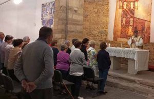Tábara celebra una Misa en La Torre en honor a San Froilán, fundador del antiguo monasterio de San Salvador