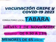 Vacunación Contra la Gripe y el COVID-19 en el Consultorio de Tábara: Jornada Especial para menores de 65 Años, el 2 de noviembre
