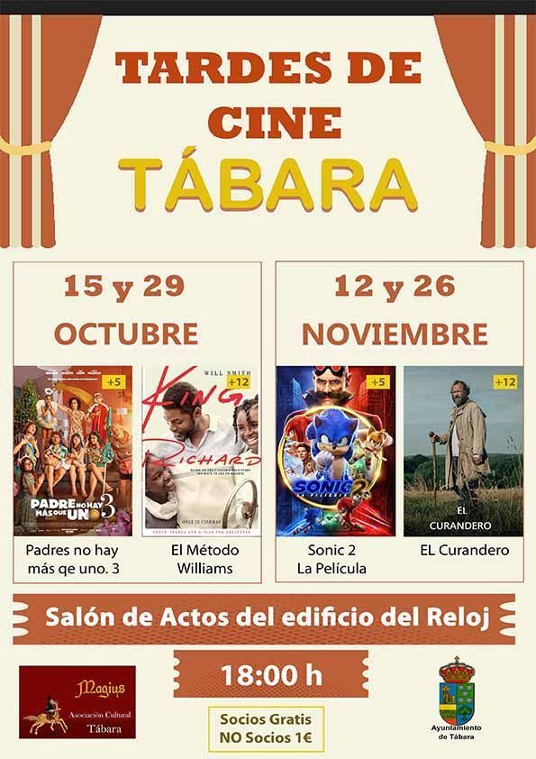 La Asociación Cultural Magius ofrece tardes de cine para todos los gustos en Tábara 1