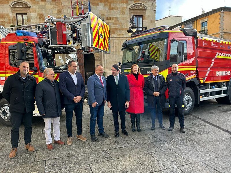 La Junta financia al Servicio de Prevención, Extinción de Incendios y Salvamento de la Diputación de León por un importe de 3,6 millones de euros 1