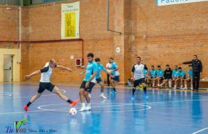 Emocionante encuentro en el Pabellón Municipal de Tábara, el UDC Tábara se enfrentó al C.D Corrales