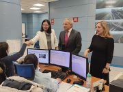Nicanor Sen visita el Centro de Gestión de la DGT que controla el tráfico de Castilla y León