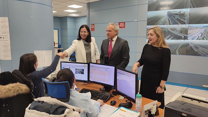 Nicanor Sen visita el Centro de Gestión de la DGT que controla el tráfico de Castilla y León 1