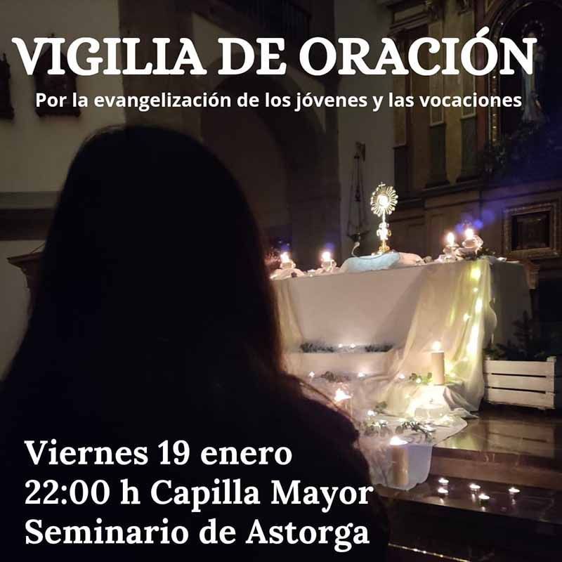 Invitación a la Espiritualidad: Una nueva vigilia de oración este viernes en el Seminario Diocesano de Astorga 1