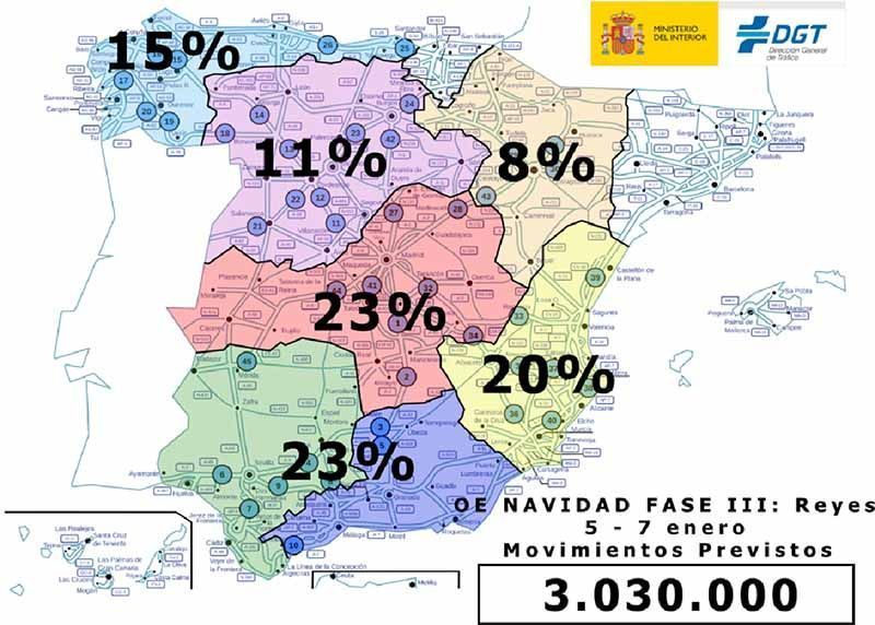 Preparado el dispositivo para tercera y última fase de la operación de tráfico de Navidad 1