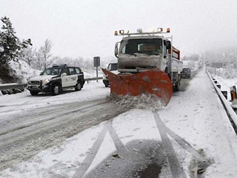 Precaución por nieve en la provincia de Zamora 1