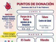 Jornada de donación de sangre en el Centro de Salud de Tábara