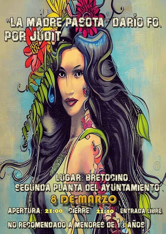 Judit Rodríguez, ofrece en Bretocino un monólogo con motivo del Día Internacional de la Mujer 1