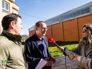 Ángel Blanco comprueba en Tábara el impulso del Plan de Recuperación del Gobierno a la rehabilitación de edificios públicos en Tábara
