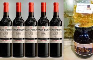 Oferta especial de Ibéricos Palacio para este mes de febrero Miel de Brezo y Ramón Bilbao Crianza 2019
