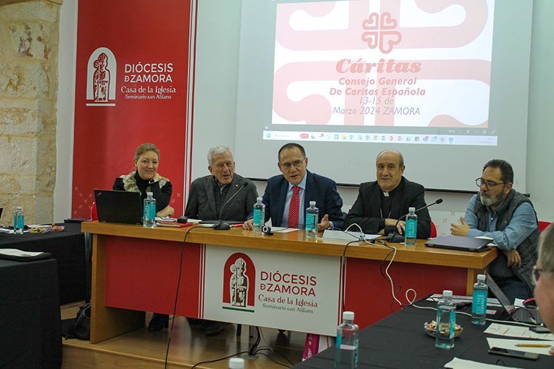 El subdelegado en Zamora valora ante el Consejo General de Cáritas Española la acción social de la entidad, que “alarga los brazos de la Administración” 1
