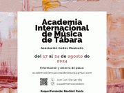 La Academia Internacional de Música de Tábara anuncia su Segunda Edición del Curso Internacional de Música