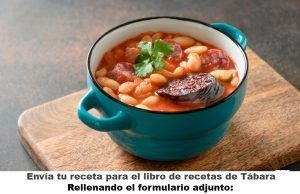 Rellena este formulario para enviar tus recetas