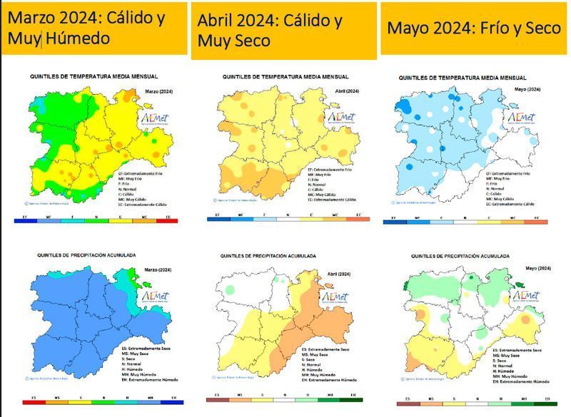 CARACTERÍSTICAS CLIMÁTICAS DE LA PRIMAVERA DE 2024 EN CASTILLA Y LEÓN CÁLIDO Y HÚMEDO 1