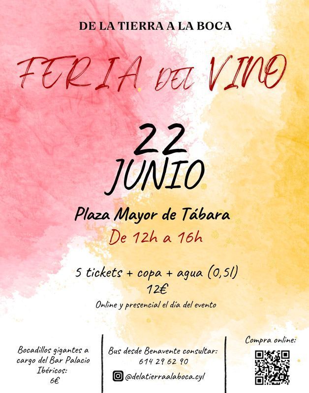 Feria del vino en Tábara 1
