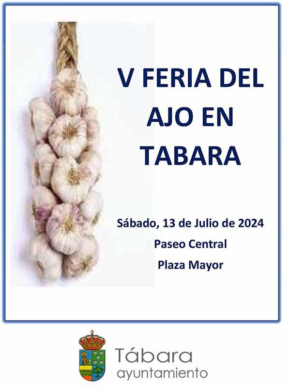 Tábara Celebra la Quinta Edición de su Feria del Ajo 1