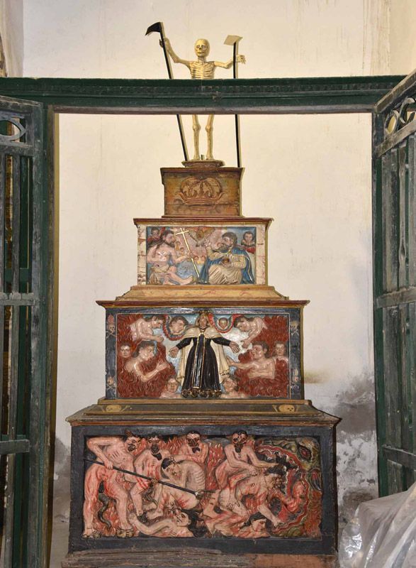 RESTAURACIÓN DEL TÚMULO FUNERARIO DEL SANTUARIO DE LA VIRGEN DE LA CARBALLEDA RIONEGRO DEL PUENTE (ZAMORA) 2