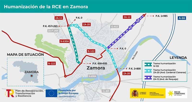 Ángel Blanco subraya la creación de riqueza y la modernización de Zamora con la inversión de 22M€ del Gobierno para humanizar travesías 2