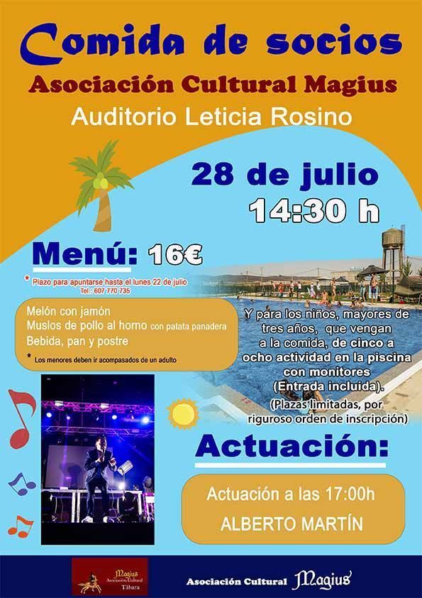 Comida de hermandad para sus socios, organizada por la Asociación Cultural Magius 1