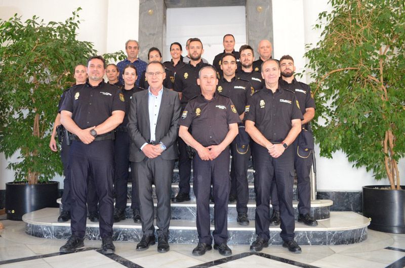 La Comisaría Provincial de Zamora recibe a 8 Policías Nacionales alumnos que realizarán las prácticas en la ciudad de Zamora 1