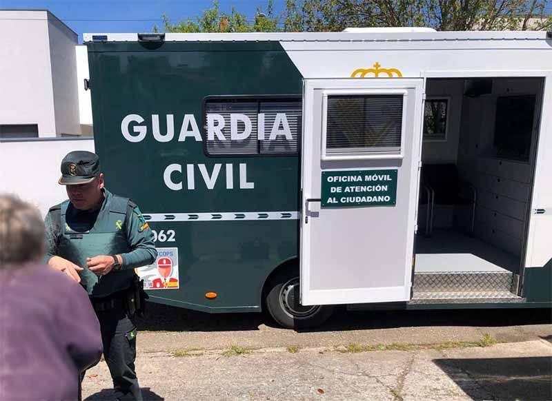 La Oficina Móvil de Atención al Ciudadano de la Guardia Civil de Zamora trabaja a buen ritmo desde su activación 1