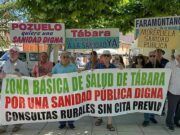 Tábara reanuda las movilizaciones por la Sanidad Pública y anuncia cortes en la N-631 ante la falta de médicos