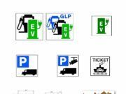 Transportes incorpora nuevos pictogramas en la señalización vertical de la Red de Carreteras del Estado