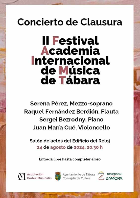 Tábara se viste de gala con el II Festival-Academia Internacional de Música 1