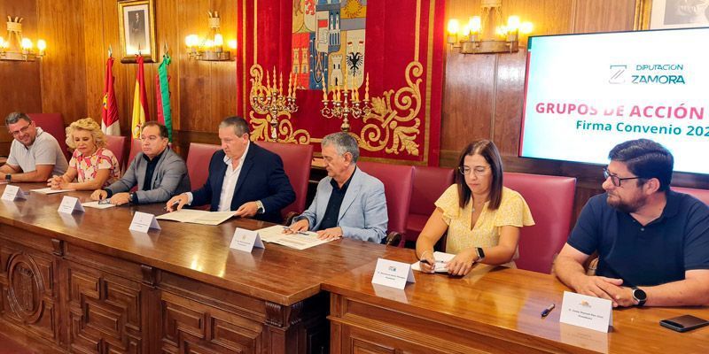 La Diputación de Zamora destina 600.000 euros a los grupos de acción local que operan en la provincia en el mandato actual 1