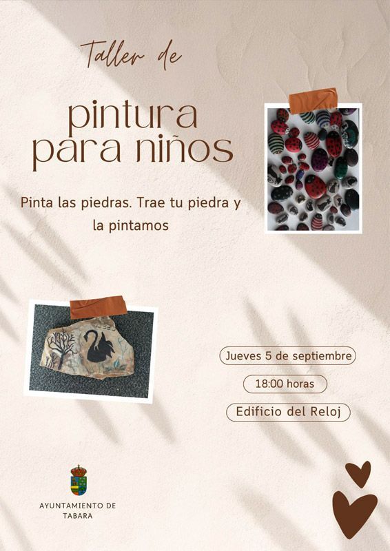 Tábara Repite el Taller de Pintura de Piedras Ante el Entusiasmo de los Más Pequeños 1