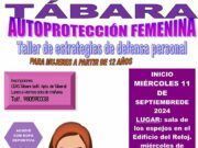 Continúa el Taller de Autoprotección Femenina en Tábara: Una Iniciativa para Fortalecer la Seguridad y Confianza de las Mujeres