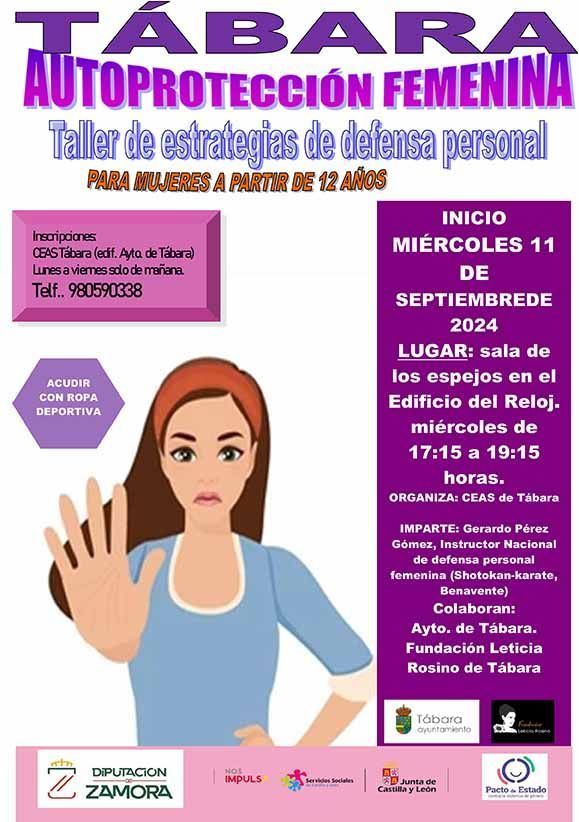 Continúa el Taller de Autoprotección Femenina en Tábara: Una Iniciativa para Fortalecer la Seguridad y Confianza de las Mujeres 1