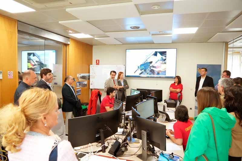 El 1-1-2 de la Junta de Castilla y León inaugura el programa de charlas y visitas institucionales con procuradores de las Cortes 1