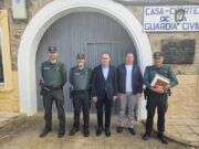El subdelegado del Gobierno comprueba los avances de las obras de mejora de la eficiencia energética en el acuartelamiento de la Guardia Civil en Camarzana de Tera