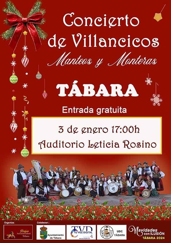 Concierto de Villancicos en Tábara: Manteos y Monteras en el Auditorio Leticia Rosino 1