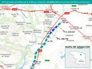 Afectaciones al tráfico en la autovía A-66 por las obras de rehabilitación preventiva del firme entre Benavente y Zamora
