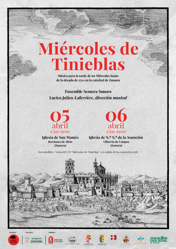 La Diputación lleva a Bercianos de Aliste y Villarrín de Campos los conciertos del ciclo musical “MIÉRCOLES DE TINIEBLAS” 1