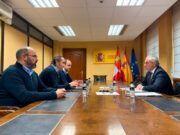 Nicanor Sen recibe a los presidentes de ASAJA de las provincias de Ávila, Segovia y Valladolid
