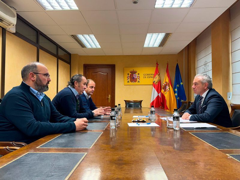 Nicanor Sen recibe a los presidentes de ASAJA de las provincias de Ávila, Segovia y Valladolid 1