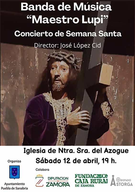 La Banda Maestro Lupi abre la Semana Santa en Puebla de Sanabria con un emotivo concierto en honor a la Virgen de las Victorias 1