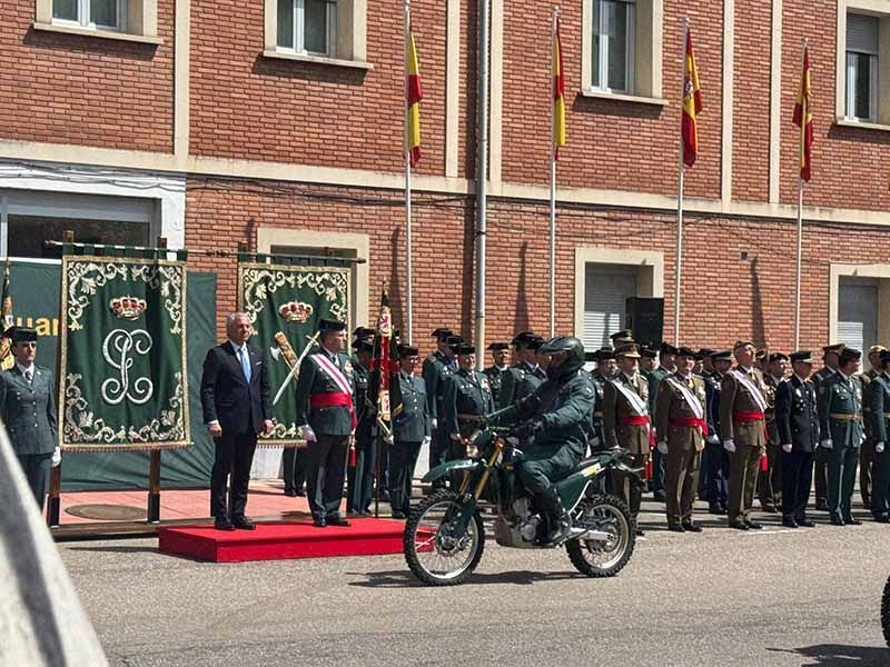 El delegado del Gobierno en Castilla y León destaca el compromiso y vocación de servicio de la Guardia Civil 1