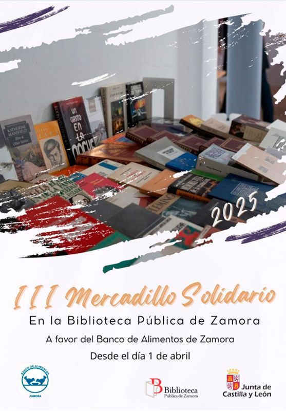La Biblioteca Pública de Zamora inaugura su III Mercadillo Solidario a favor del Banco de Alimentos 1