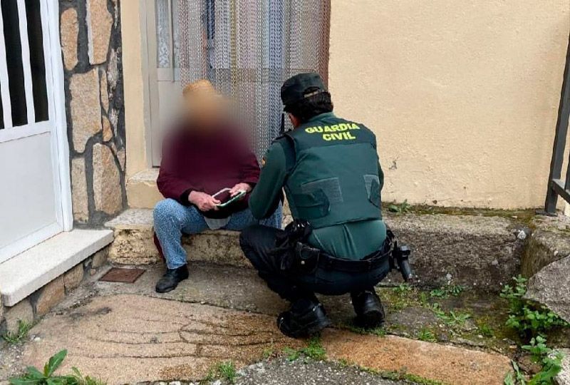 Localizan sana y salva a una mujer de 91 años desaparecida en Fermoselle tras un amplio despliegue de la Guardia Civil 1